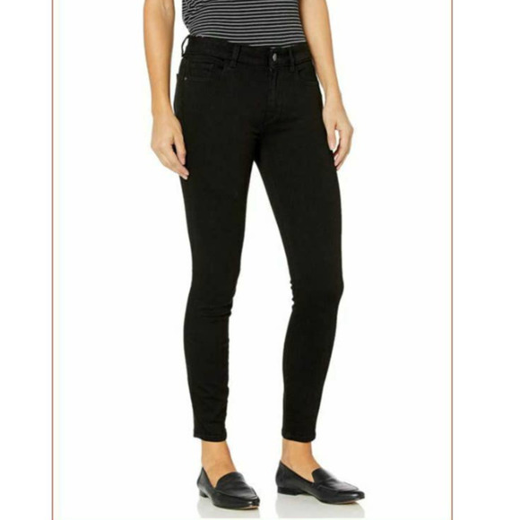 Size 27 DL1961 Black Taylor Ankle Mid Rise Skinny Jeans 🔴CLEARANCE🔴 - Picture 1 of 3